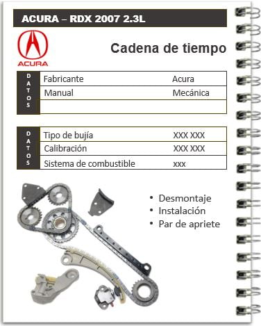 Acura RDX 2007 2.3L Manual de mecánica