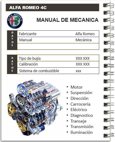 Alfa Romeo 4C 2013 Manual de mecánica automotriz