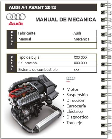 Audi A4 2012 2.0T Manual de mecánica