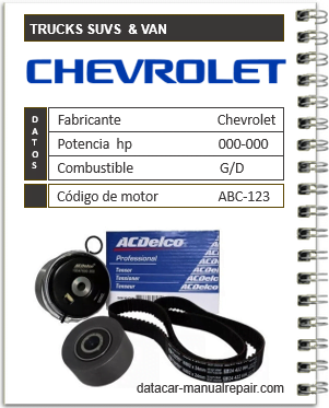 Chevrolet Tacuma Rezo 2004-2007 2.0L