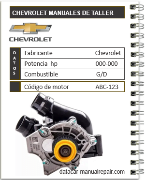 Chevrolet Aveo 2010 1.4-LTD, 1.6 LXV Cambio de bomba de agua