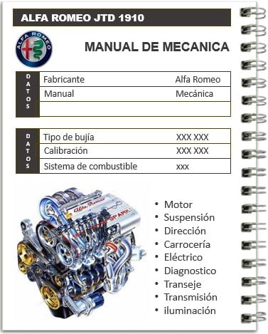 Alfa Romeo JTD AR 32302 Manual de mecánica 