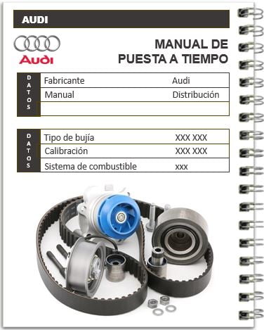 Audi S4 1992 2.2L Manual de la banda de distribución
