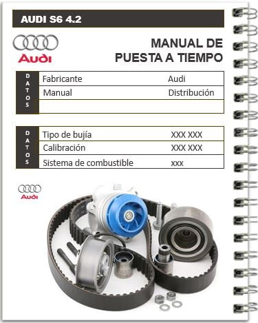 Audi S6 1994-1996 4.2L Manual de la distribución